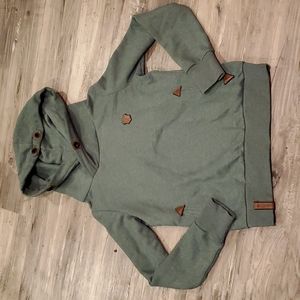 Naketano dark green hoodie